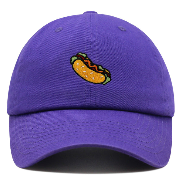 Hot Dog Premium Dad Hat Embroidered Baseball Cap Fast Food