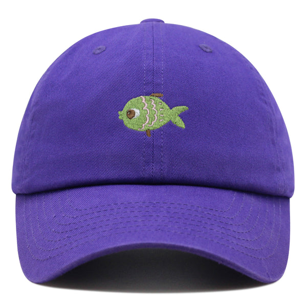 Fish Premium Dad Hat Embroidered Baseball Cap Aquarium