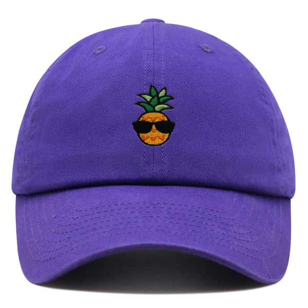 Pineapple Man Premium Dad Hat Embroidered Baseball Cap Sunglasses