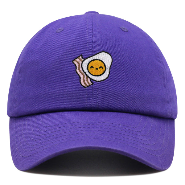 Egg and Bacon Premium Dad Hat Embroidered Baseball Cap Breakfast