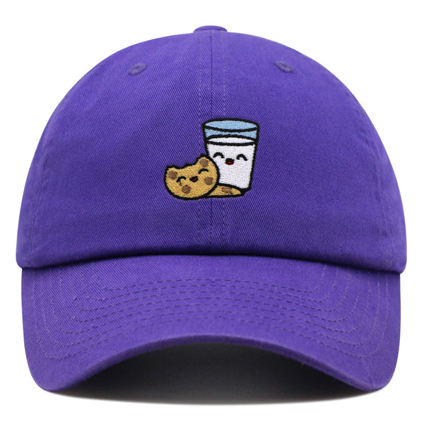 Milk and Cookie Premium Dad Hat Embroidered Baseball Cap Snack