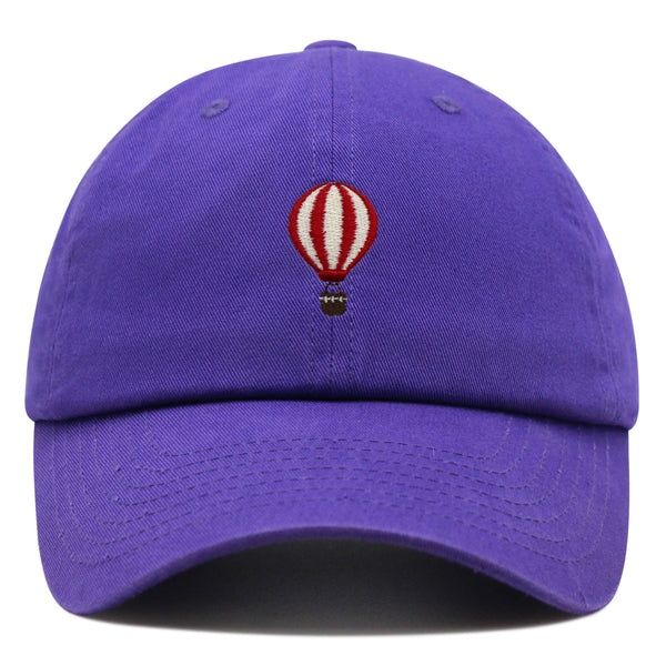 Hot Air Ballon Premium Dad Hat Embroidered Baseball Cap Travel Fly Sky