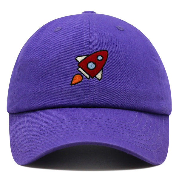 Rocket Premium Dad Hat Embroidered Baseball Cap Space Shuttle