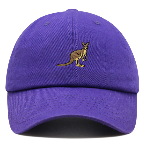 Kangaroo Premium Dad Hat Embroidered Baseball Cap Australia Animal