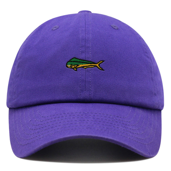 Mahi-Mahi Fish Premium Dad Hat Embroidered Baseball Cap Fishing Ocean