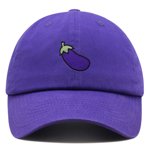 Eggplant Premium Dad Hat Embroidered Baseball Cap Foodie Vegetable