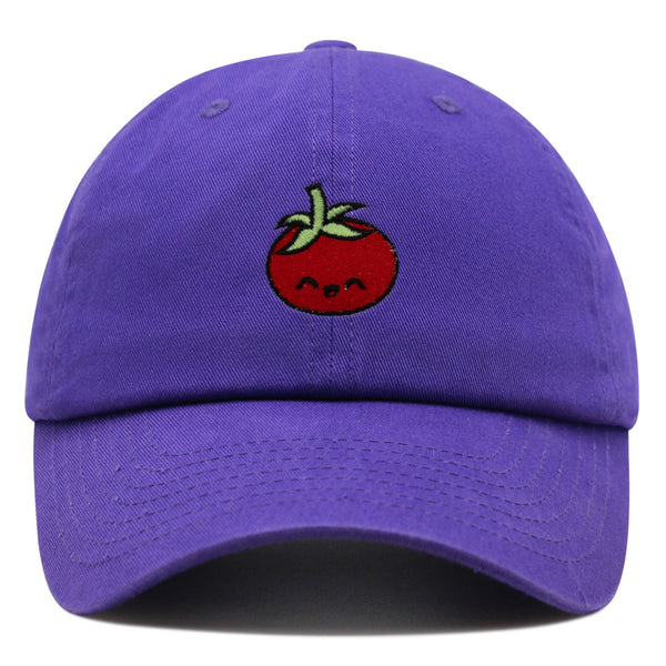 Tomato Premium Dad Hat Embroidered Baseball Cap Vegetable Vegan