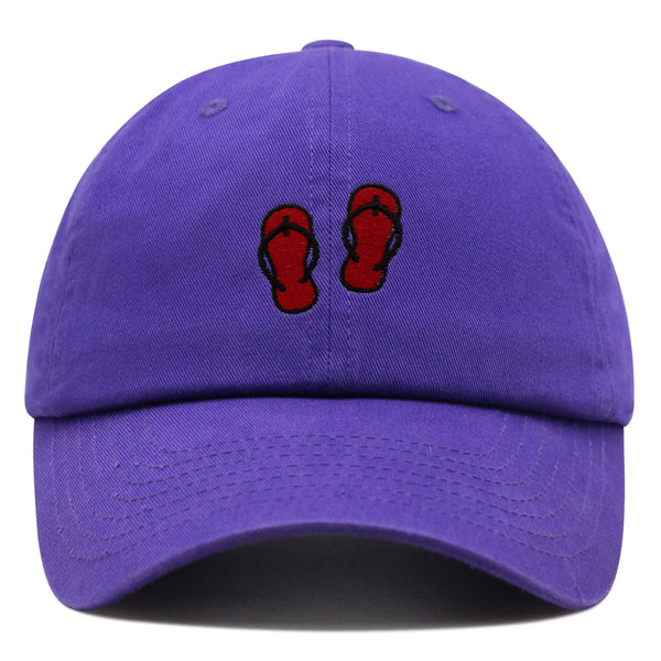 Flip-flops Premium Dad Hat Embroidered Baseball Cap Shoes Beach