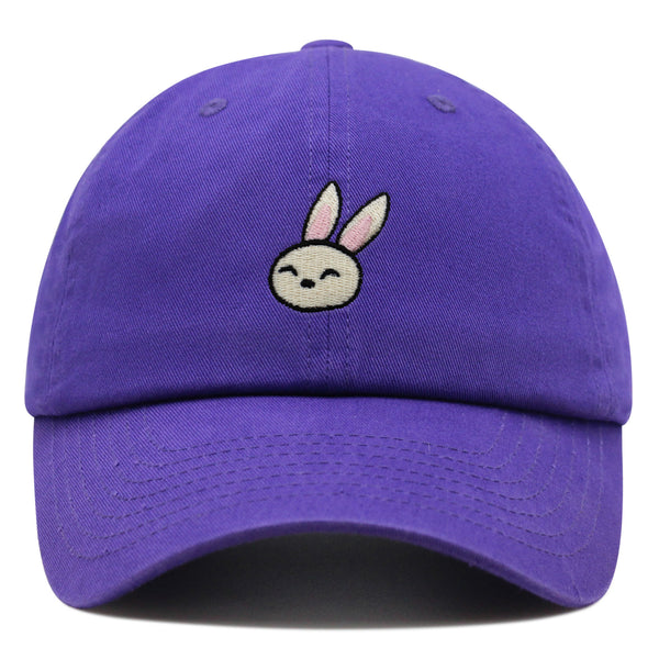 Cute Rabbit Premium Dad Hat Embroidered Baseball Cap Bunny Zoo