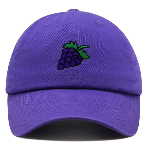 Grape Premium Dad Hat Embroidered Baseball Cap Farm Farmers Vegan