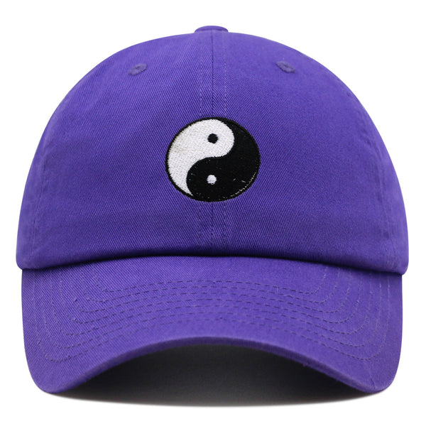 Ying Yang Premium Dad Hat Embroidered Baseball Cap Asian Meditation