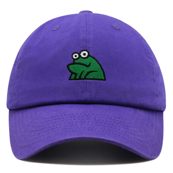 Frog Premium Dad Hat Embroidered Baseball Cap Funny