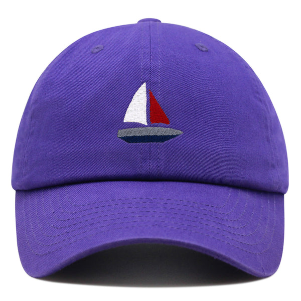 Cute Boat Premium Dad Hat Embroidered Baseball Cap Sailor Ocean