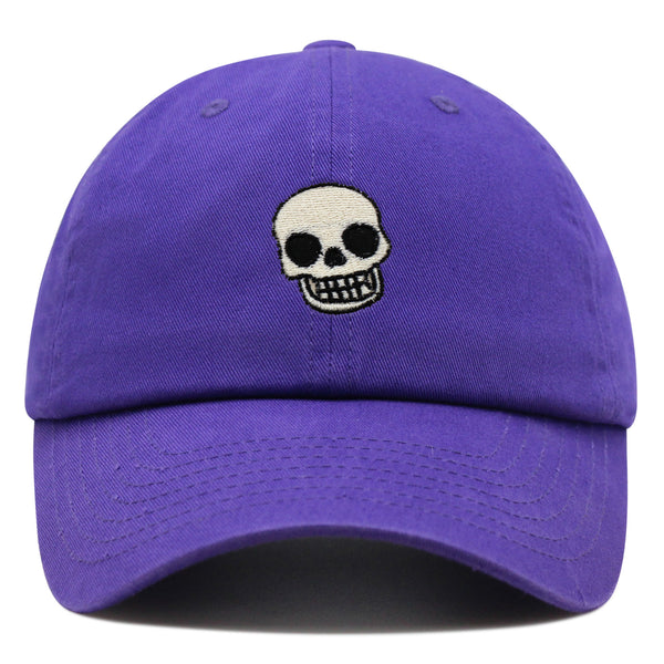 Skull Premium Dad Hat Embroidered Baseball Cap Girly Halloween