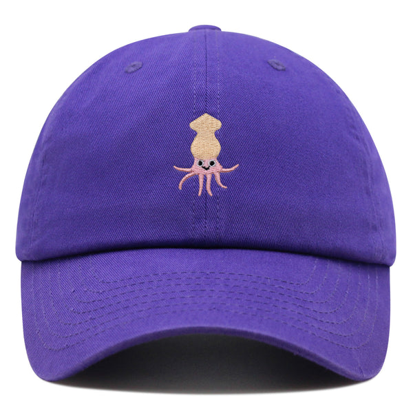 Squid Premium Dad Hat Embroidered Baseball Cap Game Ocean