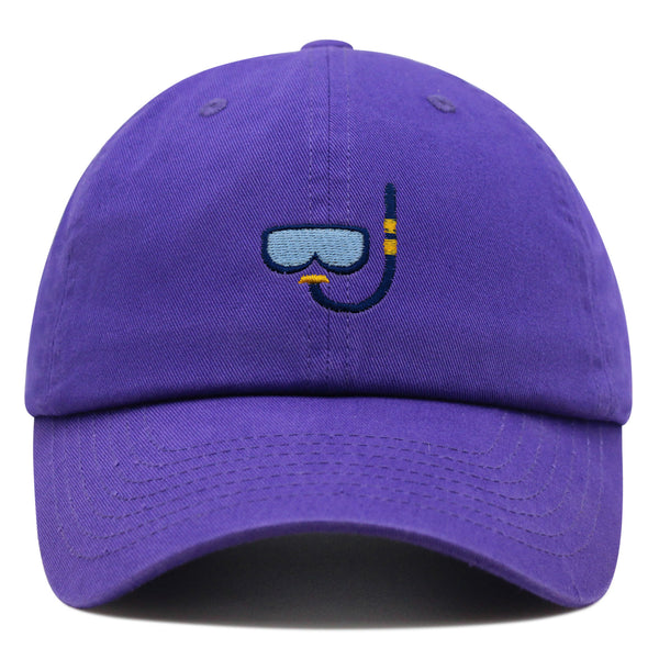 Snorkel Premium Dad Hat Embroidered Baseball Cap Diving Ocean