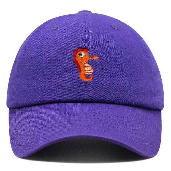 Sea Horse Premium Dad Hat Embroidered Baseball Cap Ocean Fish