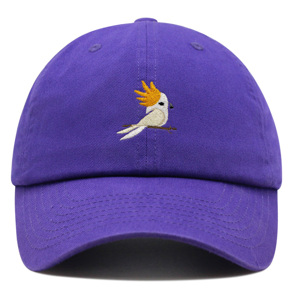 Cockatoo Premium Dad Hat Embroidered Baseball Cap Parrot Bird