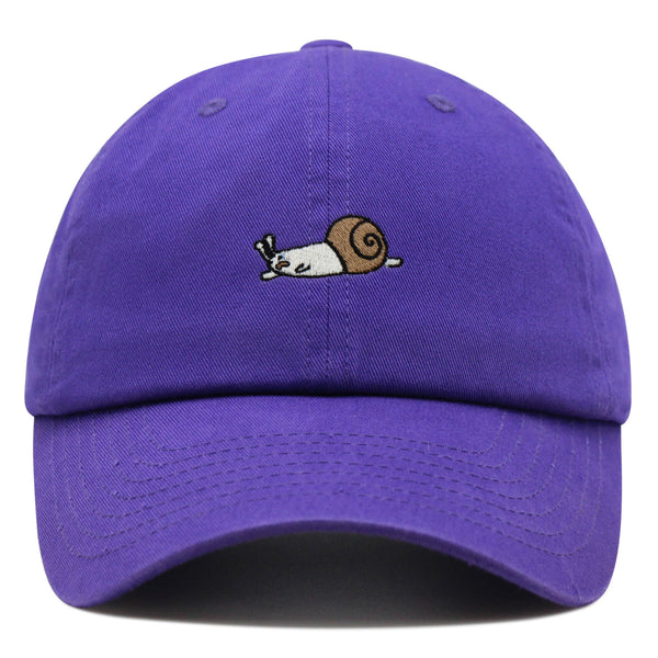 Sleepy Snail Premium Dad Hat Embroidered Baseball Cap Mud Cute