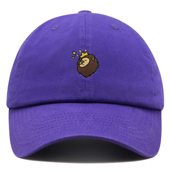 Lion Premium Dad Hat Embroidered Baseball Cap Zoo King