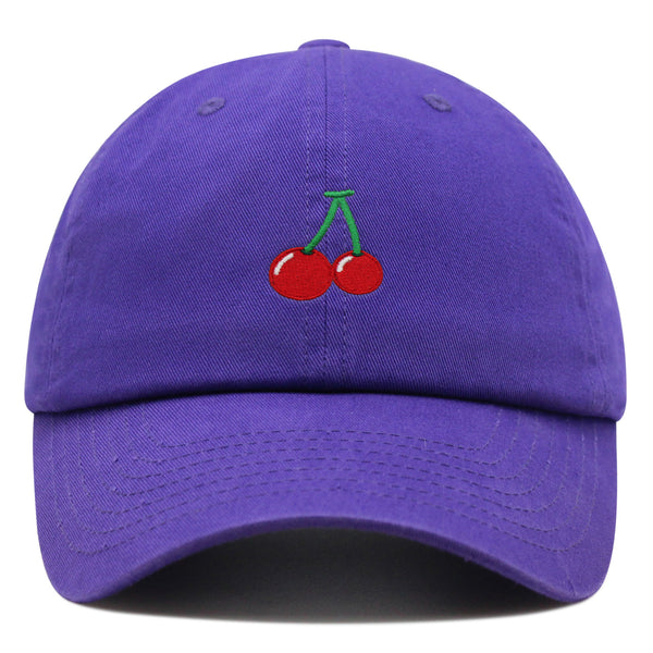 Cherry Premium Dad Hat Embroidered Baseball Cap Fruit Foodie