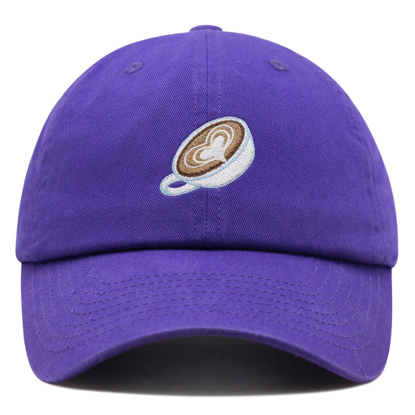 Latte Premium Dad Hat Embroidered Baseball Cap Coffee Cafe