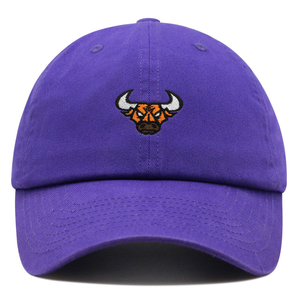 Bulls Premium Dad Hat Embroidered Baseball Cap Animal Basketball