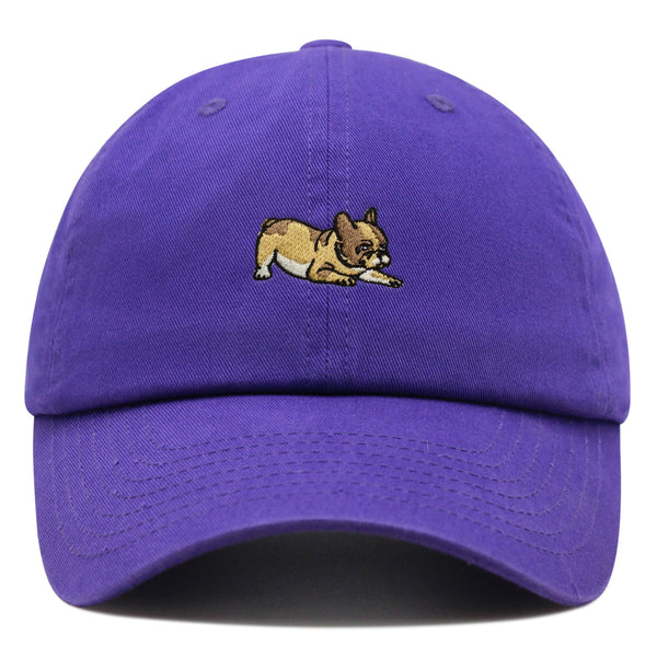 French Bulldog Premium Dad Hat Embroidered Baseball Cap Dog Puppy