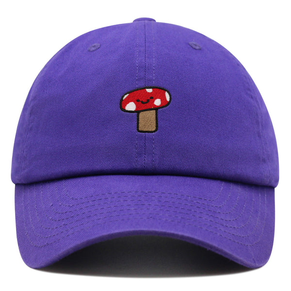 Mushroom Premium Dad Hat Embroidered Baseball Cap Cute