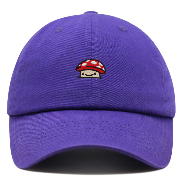 Mushroom  Premium Dad Hat Embroidered Baseball Cap Red