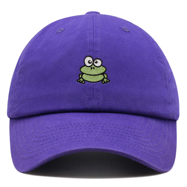 Frog  Premium Dad Hat Embroidered Baseball Cap Green