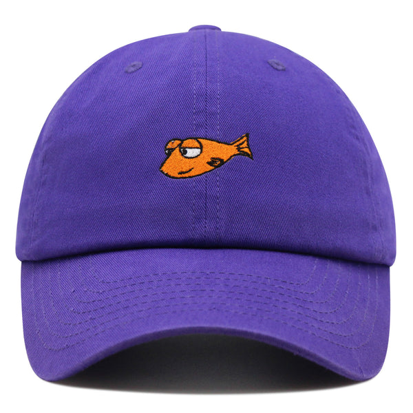 Funny Fish Premium Dad Hat Embroidered Baseball Cap Jokes Memes