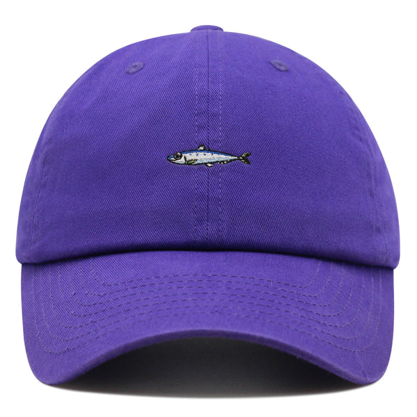 Sardines Premium Dad Hat Embroidered Baseball Cap Bait Fishing