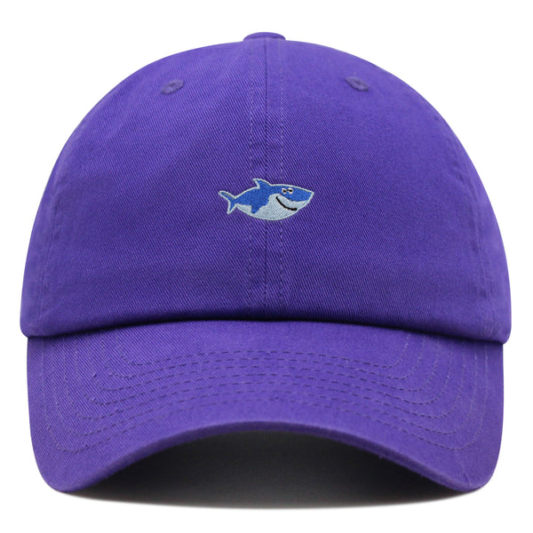 Cute Shark Premium Dad Hat Embroidered Baseball Cap Ocean Father