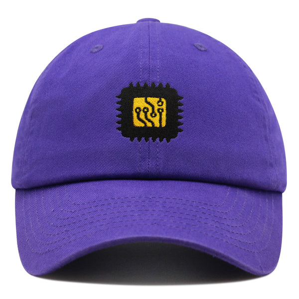 Computer Chip Premium Dad Hat Embroidered Baseball Cap CPU