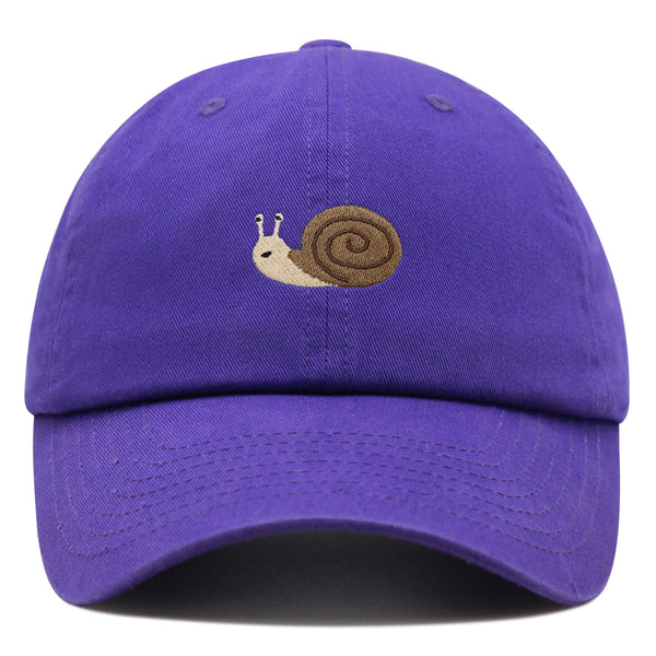 Snail Premium Dad Hat Embroidered Baseball Cap Cute