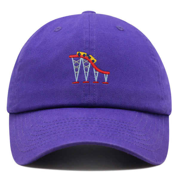 Roller Coaster Premium Dad Hat Embroidered Baseball Cap Tycoon