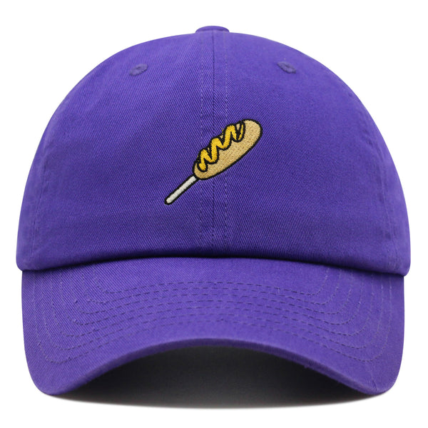 Corndog Premium Dad Hat Embroidered Baseball Cap Foodie