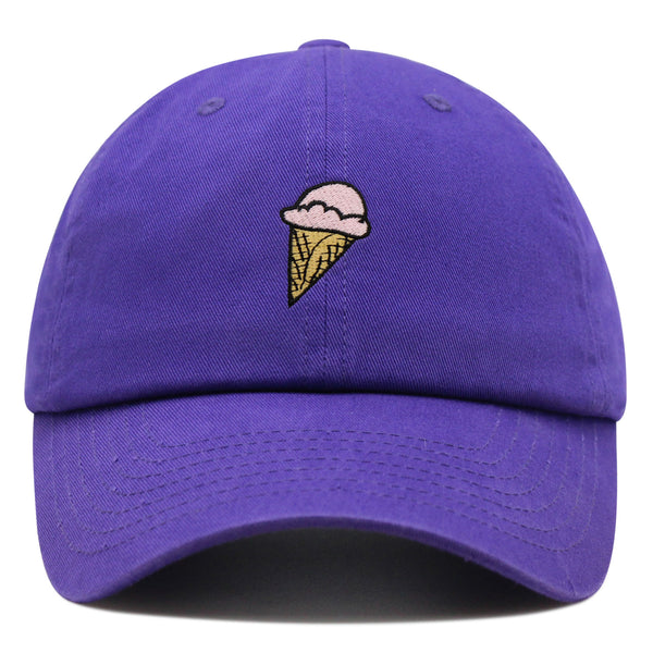 Ice Cream Premium Dad Hat Embroidered Baseball Cap Foodie