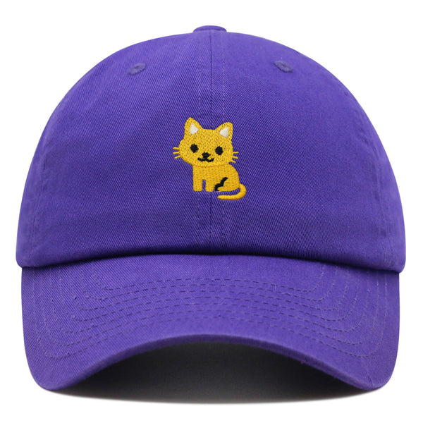 Cat Premium Dad Hat Embroidered Baseball Cap Cute