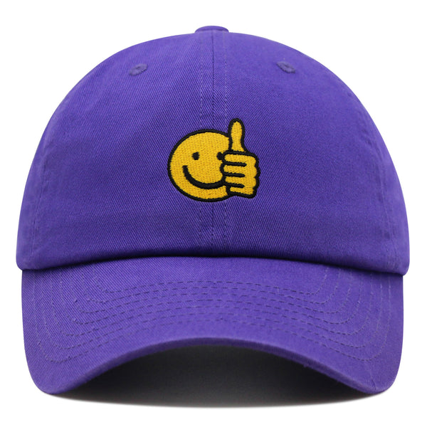 Like Thumbs Up Emoji Premium Dad Hat Embroidered Baseball Cap Funny