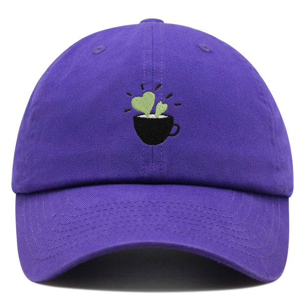 Plant in Mug Premium Dad Hat Embroidered Baseball Cap Plant