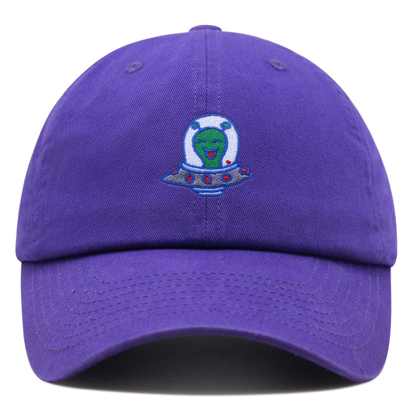 Flying Saucer Premium Dad Hat Embroidered Baseball Cap UFO