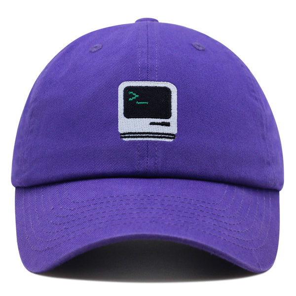 Vintage Computer Premium Dad Hat Embroidered Baseball Cap Old School