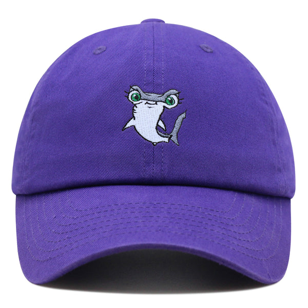 Hammerhead Shark Premium Dad Hat Embroidered Baseball Cap Cute Fish