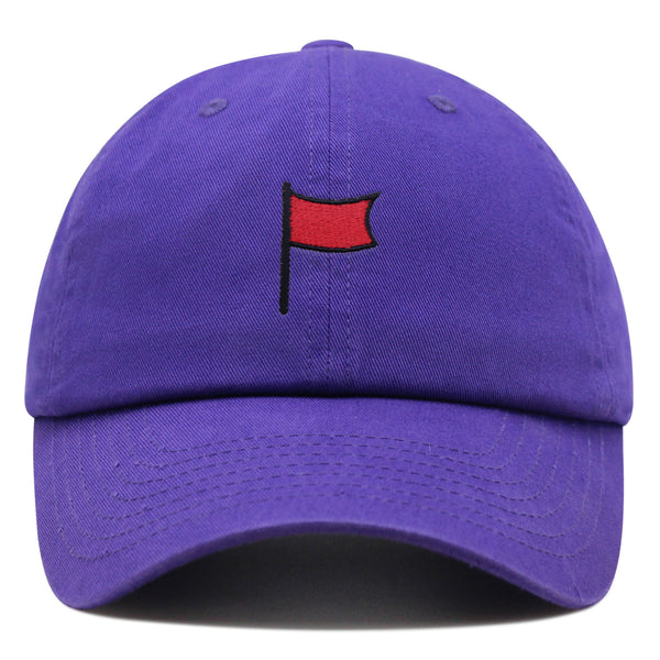 Red Flag Premium Dad Hat Embroidered Baseball Cap Symbol