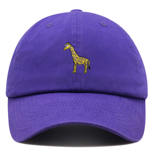 Giraffe Premium Dad Hat Embroidered Baseball Cap Africa Zoo