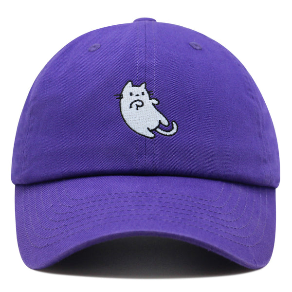 Cat Premium Dad Hat Embroidered Baseball Cap Laying Down