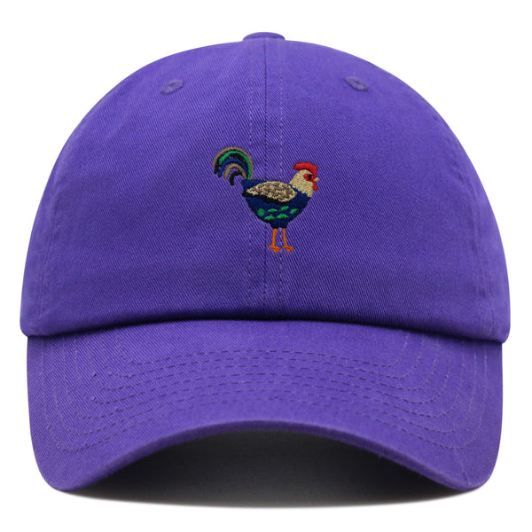 Colorful Chicken Premium Dad Hat Embroidered Cotton Baseball Cap Pollo