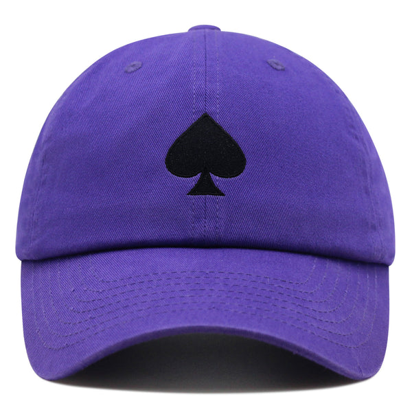 Spade Premium Dad Hat Embroidered Cotton Baseball Cap Poker